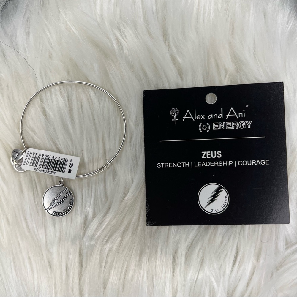 Alex and Ani Zeus Jupiter Greek God Charm Bangle Bracelet